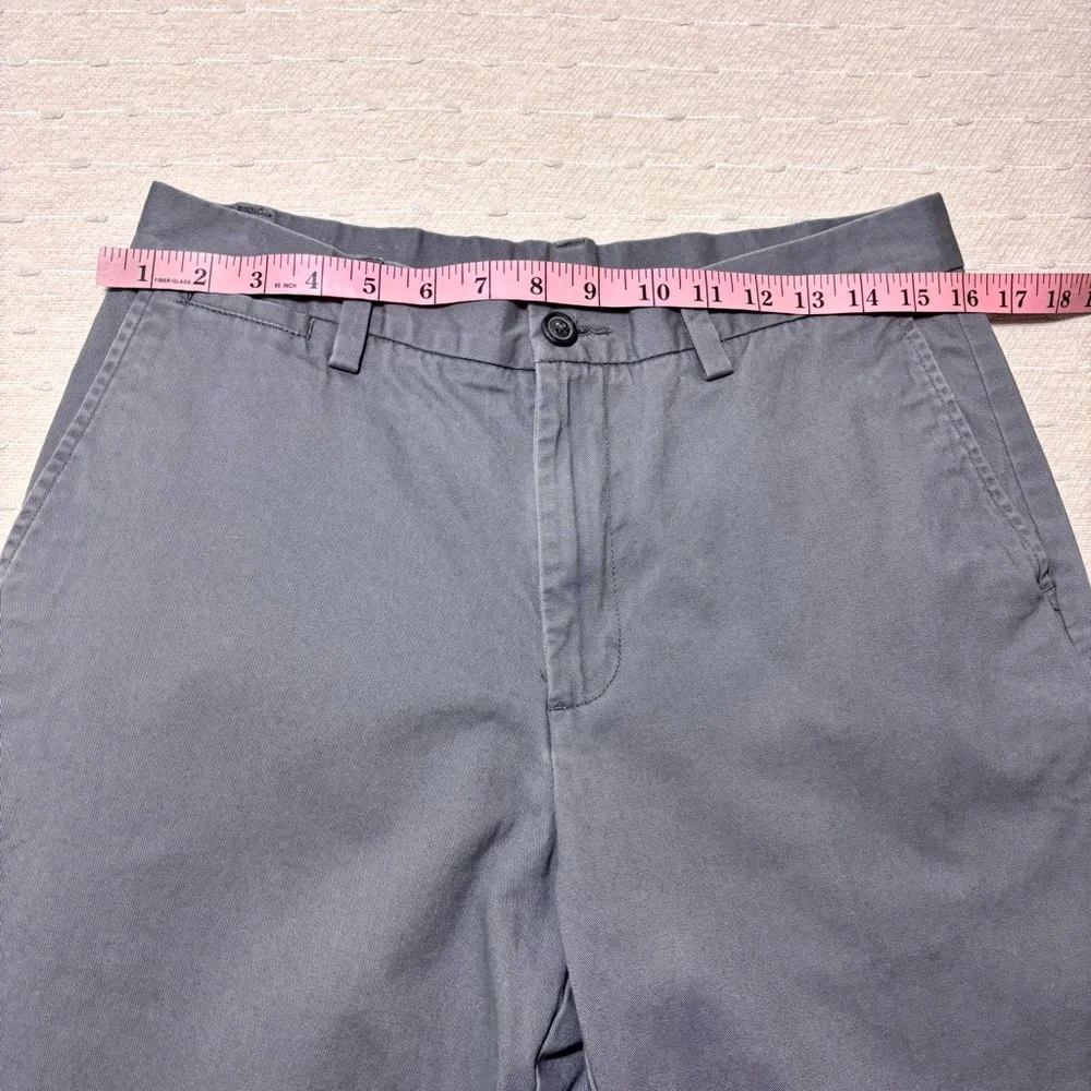 Croft&Barrow Classic‎ Fit Cotton Men's Gray Pants Size 32x34